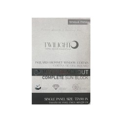 CORTINA 4HOME 55X90 SILVR(WPSG48198FBA)