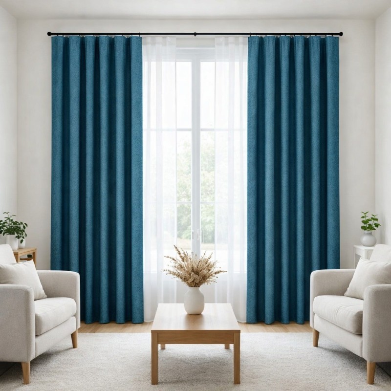 CORTINA 4HOME 55X90 TEAL(WPSG48199FBA)