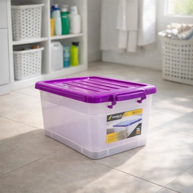 CAJA PLASTICA TAPA MEGA BOX 15L CHINA