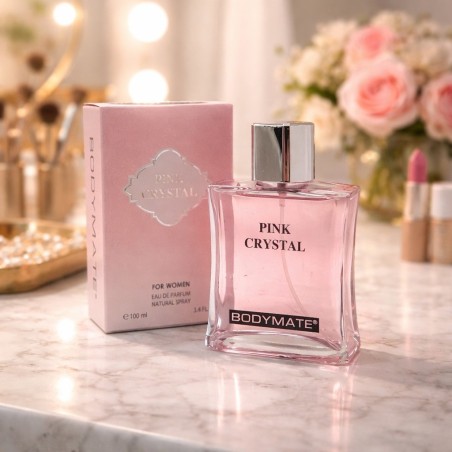 PERFUME MUJER  PINK CRYSTAL 100ML BODYMATE(CM-23RPF-12)