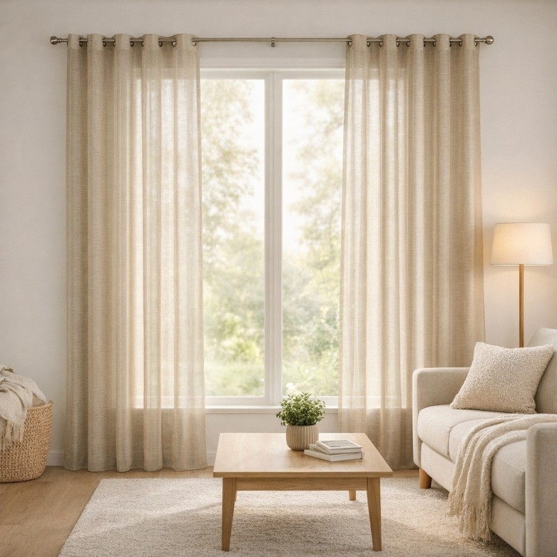 CORTINA 1X55X90 CLIP SHEER 4HOME