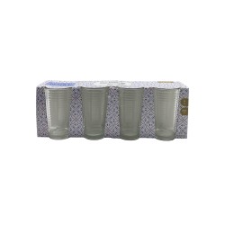 SET VASO LIFE ART 4PCS 8OZ VIDRIO(751-1238A)