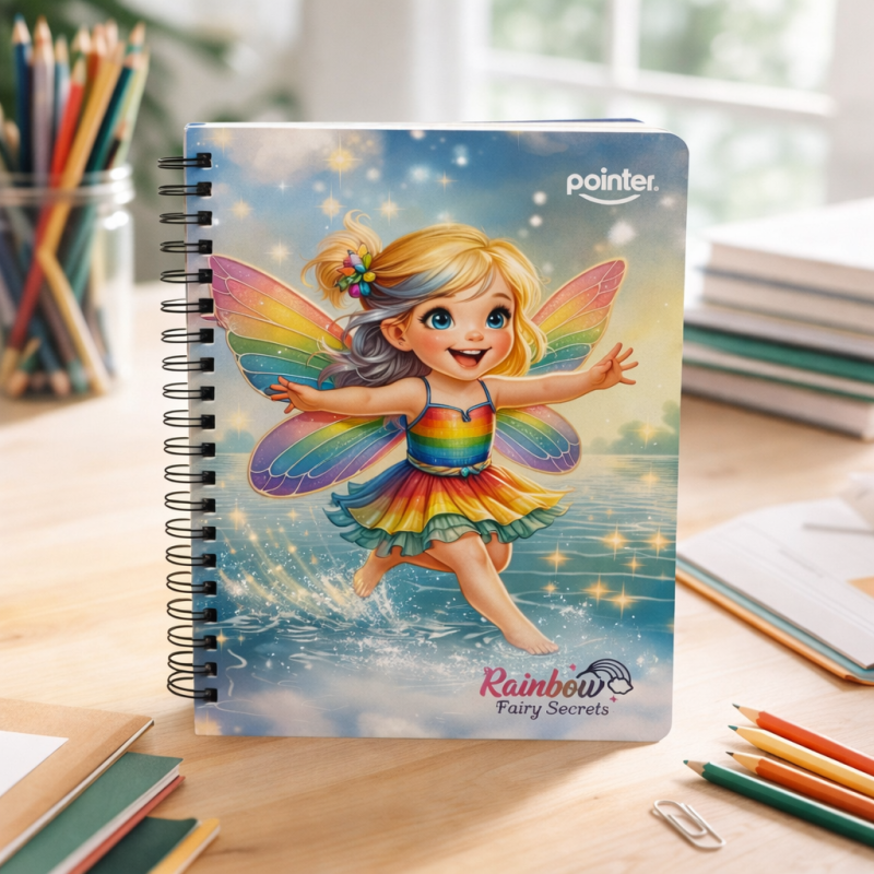 CUADERNO 80H ESP GDE HADAS POINTER NB7856-GR-BTS 26