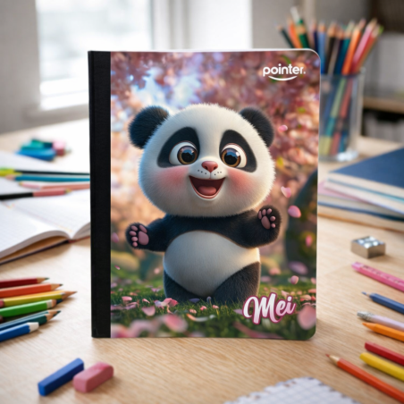 PAQUETE 6 CUADERNOS 100H COSIDO MASCOTAS POINTER