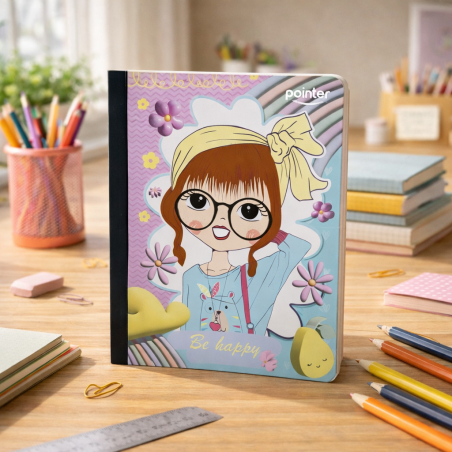 Cuaderno Cos.50H  Girlcute (80235-50S-Grc-2024)