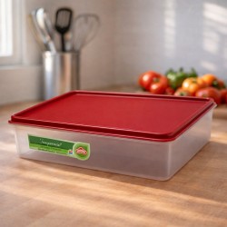 Tazon Rectangular Gigante Tr (97 Oz) Rojo Chef