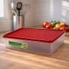 TAZON RECTANGULAR GIGANTE TR (97 OZ) ROJO CHEF