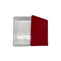 TAZON RECTANGULAR GIGANTE TR (97 OZ) ROJO CHEF