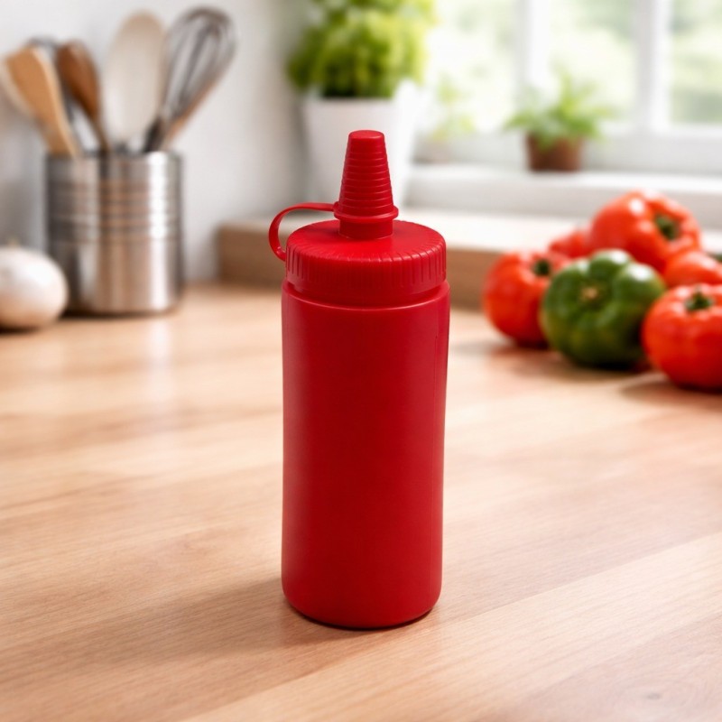 SALSERA  (6.5 OZ) 1 PICO ROJO ESCOLAR