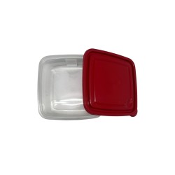 TAZON CUADRADO MEDIANO TR (5 TZ/1.2 L) ROJO CHEF