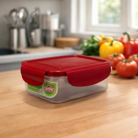 TAZON CLICK CLAK RECT TR (8 OZ/240 ML) ROJO CHEF