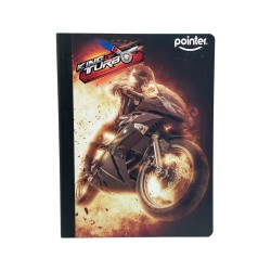 Cuaderno grande Pointer diseño carros – Ideal para clases y tareas