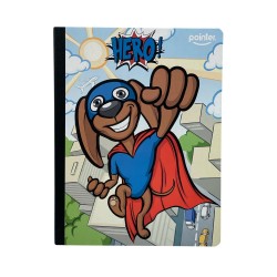 CUADERNO 50H COSIDO CARICATURA (80235-50S-CAR-2024)