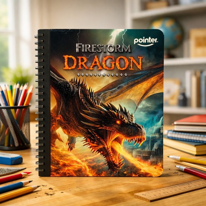 Cuaderno grande Pointer 100 hojas cosido – Ideal para clases y tareas