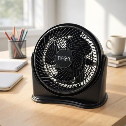 Abanico de mesa 8'' Tifon – Frescura compacta para escritorio