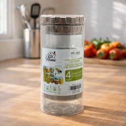 SET ENVASES PLASTICOS 4PCS(BG-TLT-046)