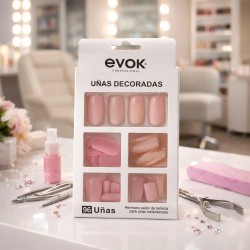 UÑAS DECOSRADAS 96 PCS EVOK (NL-24526929-5)