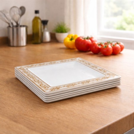 Plato cuadrado Excalibur 7.5 pulgadas para servir