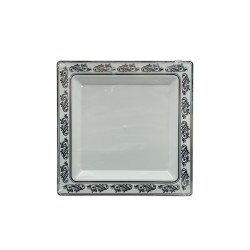 Plato cuadrado Excalibur 9.5 pulgadas para comidas