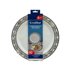 Plato redondo Excalibur 10 pulgadas para comidas