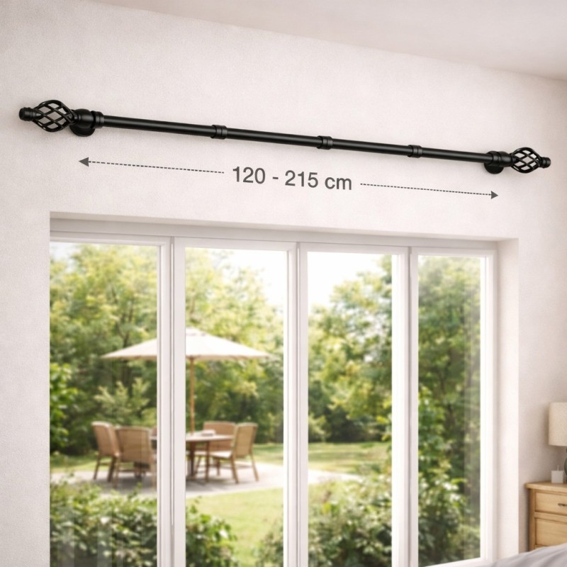 Cortinero Metal 120-215Cm 4Home(Cz-343-2)