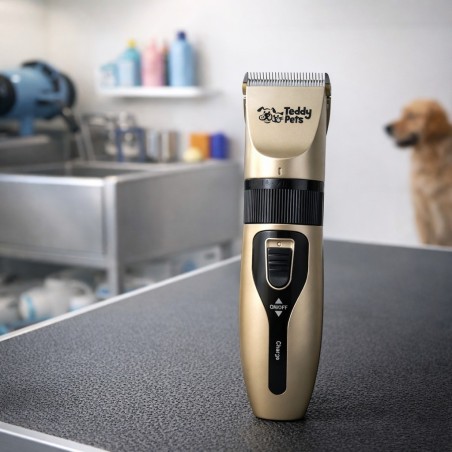 Cortadora de pelo para mascotas TEDDY PET recargable | Grooming en casa