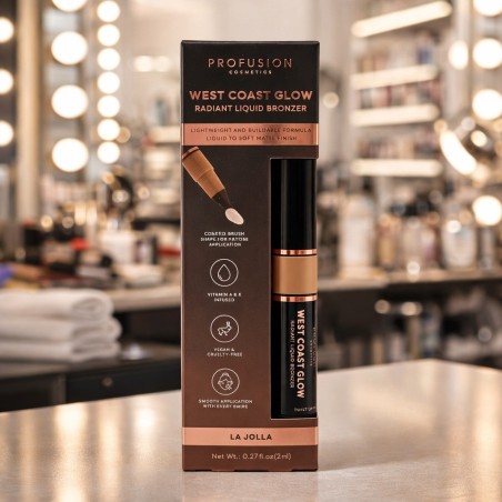 Bronzer líquido Profusion West Coast La Jolla | Bronceador facial acabado natural