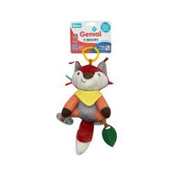 PELUCHE DE ANIMALES (MORDEDOR + ESPEJO + SONIDOS) - SENSORIA