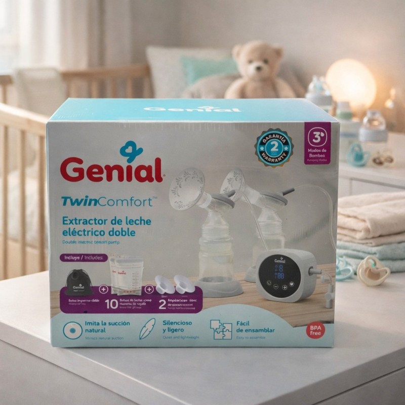 EXTRACTOR LECHE ELECTRICO DOBLE GENIAL (GN-YD1133S)