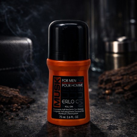 DESODORANTE H  MUSK NARANJA GDE 75 ML (600034*)