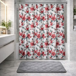 SET CORTINA ALFOMBRA BAÑO 14PCS 40X60(SCRS47819)