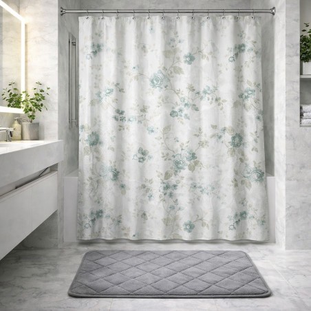 SET CORTINA ALFOMBRA BAÑO 14PCS 40X60(SCRS47821)