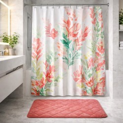 SET CORTINA ALFOMBRA BAÑO 14PCS 40X60(SCRS47822)