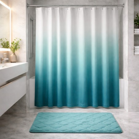 SET CORTINA ALFOMBRA BAÑO 14PCS 40X60(SCRS47827)