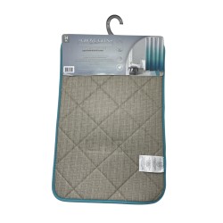 SET CORTINA ALFOMBRA BAÑO 14PCS 40X60(SCRS47827)