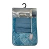 SET CORTINA ALFOMBRA BAÑO 14PCS 40X60(SCRS47829)