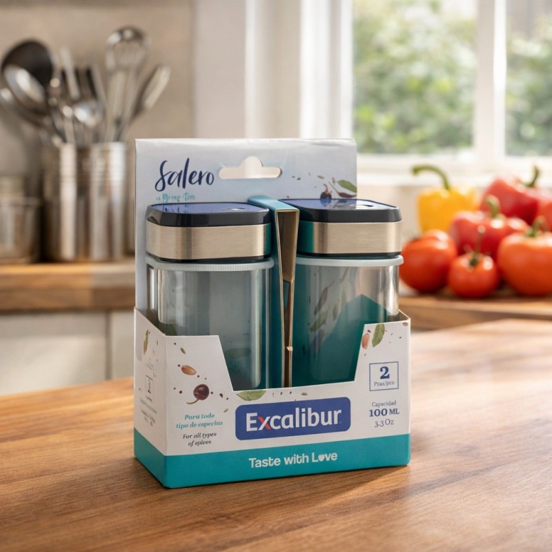 SET 2PCS SALEROS 100 ML EXCALIBUR (EX-S01-SJ2501)