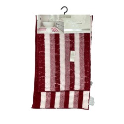 ALFOMBRA BAÑO 2PCS BURGUNDY(SRS51319)
