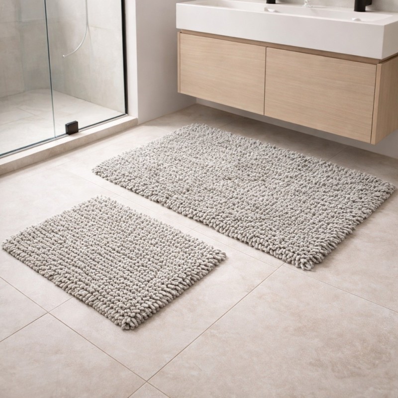 ALFOMBRA BAÑO 2PCS CHENILLE(SRS47833PA)