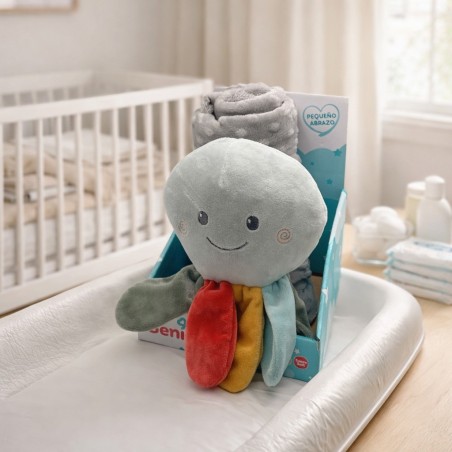 SET REGALO BEBÉ (MANTA + PELUCHE) GENIAL (GN-YT2502)