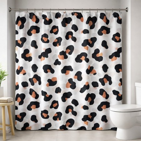 Cortina 4Home Baño Flamencos 13Pcs 180X108Cm (Sc-S1705F)