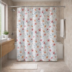 CORTINA BAÑO 1PC 70X72(SC50013)