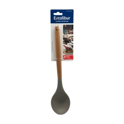 Cuchara Excalibur Silicona Mango Madera (A151-Kt2111-P)