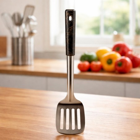 ESPATULA RANURADA ACERO BENELI HOME (DKHR-1637)