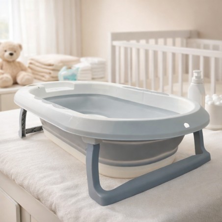 BAÑERA PLEGABLE TERMÓMETRO GENIAL (GN-BT-GR)