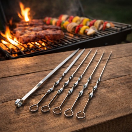 SET BROCHA BBQ 60CMS 6PCS BENELI HOME (DKHR-669)