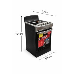 COCINA ELECTRICA RCA RCCR5021EVC VITRO 20 ACERO-NEGRA COPET