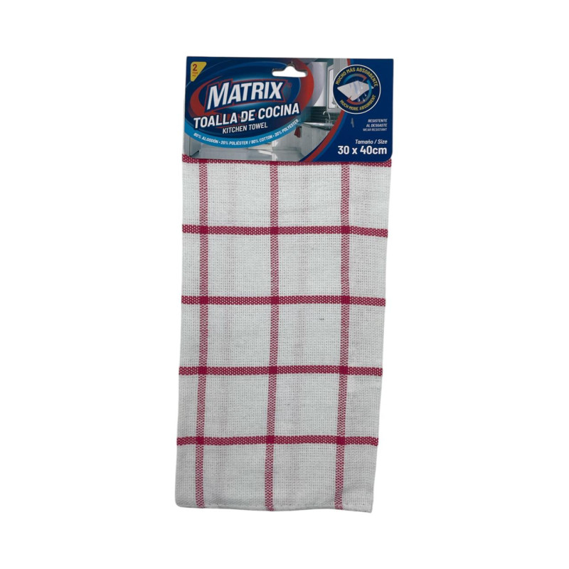 Toalla Microfibra 2Pzas Matrix(A164-Mt2201)