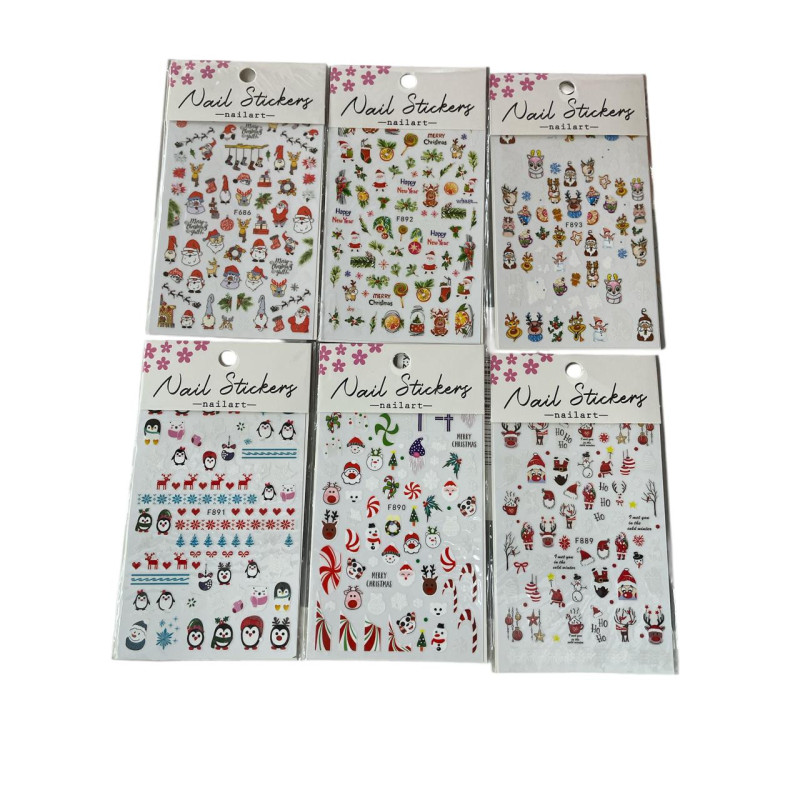 Sticker Uñas Navideño Colacho Evok (Nl-Zy231224)