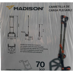 Carretilla Plegable Madison Aluminio Max 70Kg(A414-Fht-100)